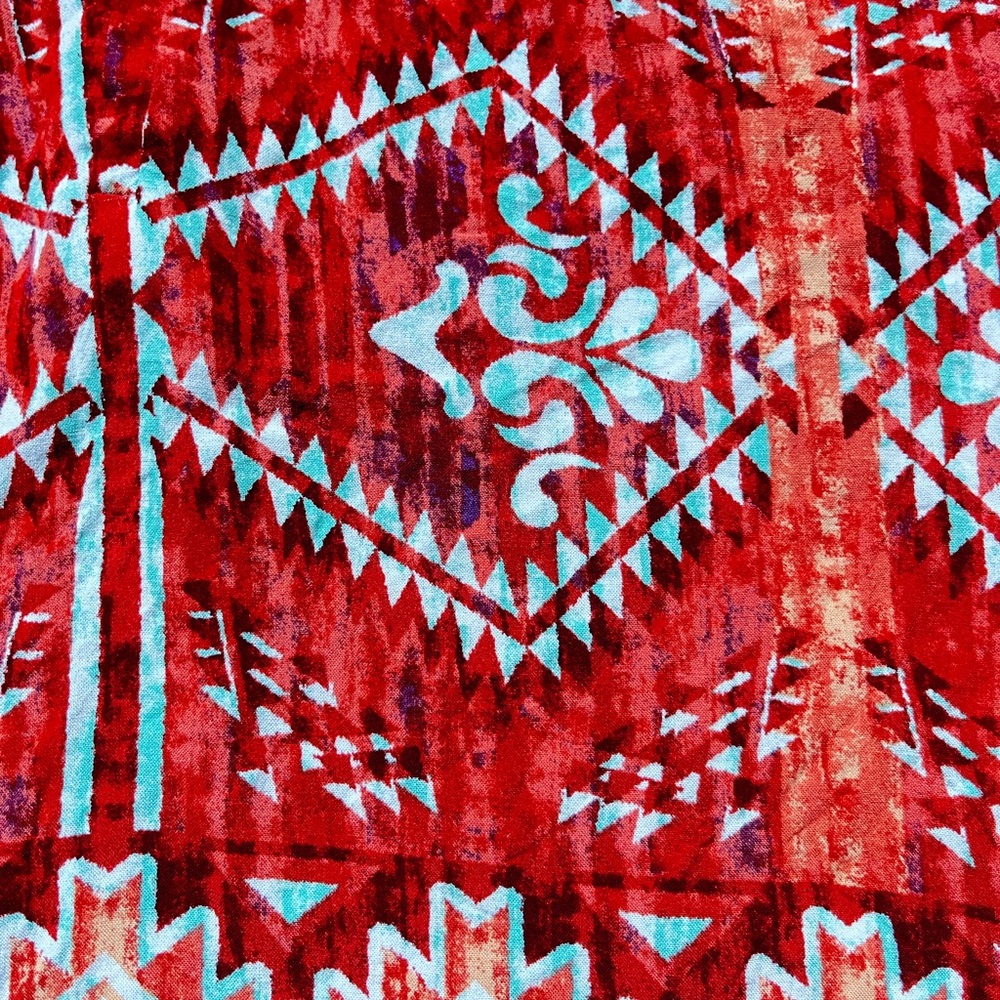 Aztec Print Capris - Picture 2 of 4